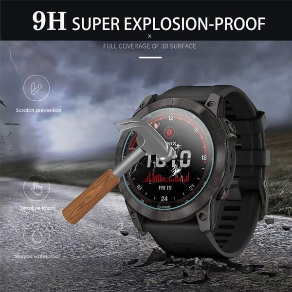 (3 Pcs) Garmin Fenix 7X Sports Fenix 7X Solar Sports Fenix 7X Sapphire Solar Sports Screen Protector Full Coverage Tempered Glass Guard (Clear) (3 Pcs) Garmin Fenix 7X Sports Fenix 7X Solar Sports Fenix 7X Sapphire Solar Sports Screen Protector Full Coverage Tempered Glass Guard (Clear)